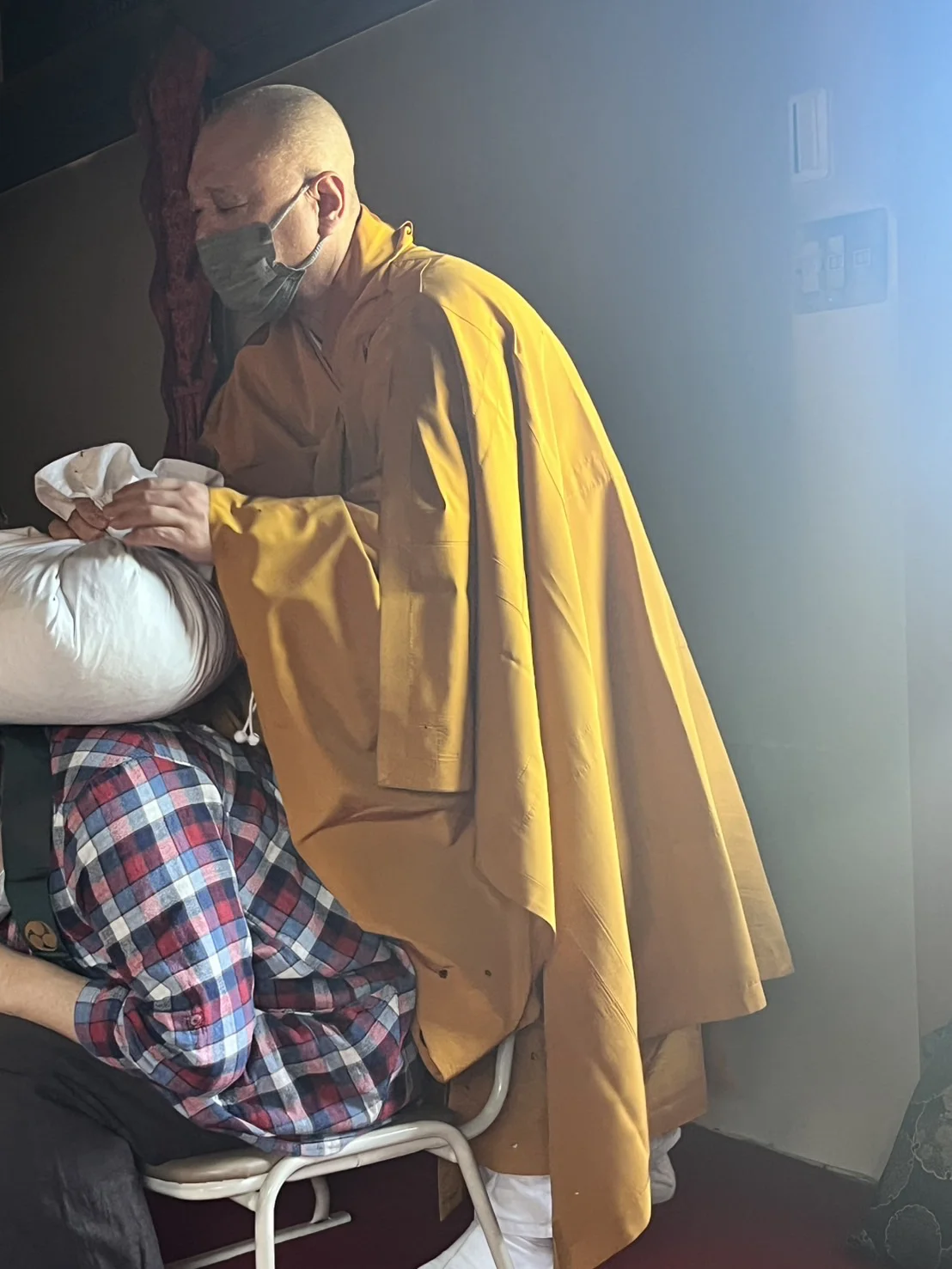 風呂敷護摩供の様子